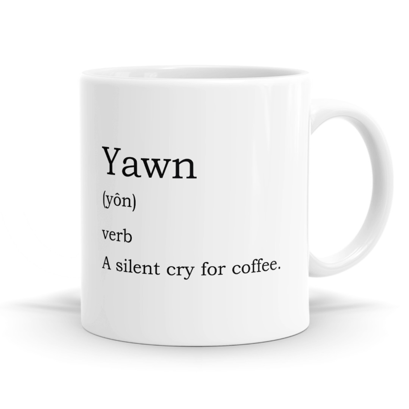 Yawn Definition Mug image