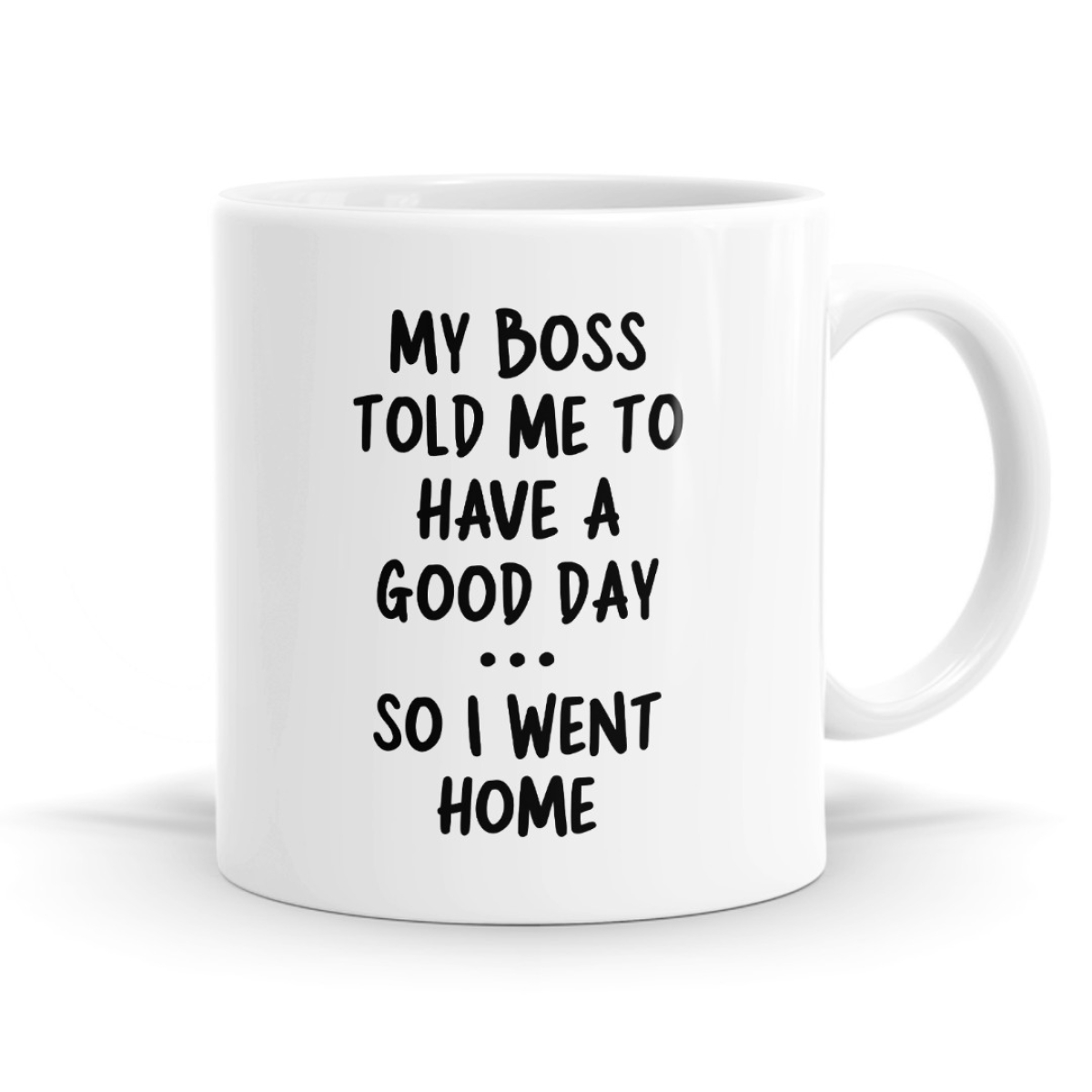 My Boss Told Me To Have A Good Day Mug image