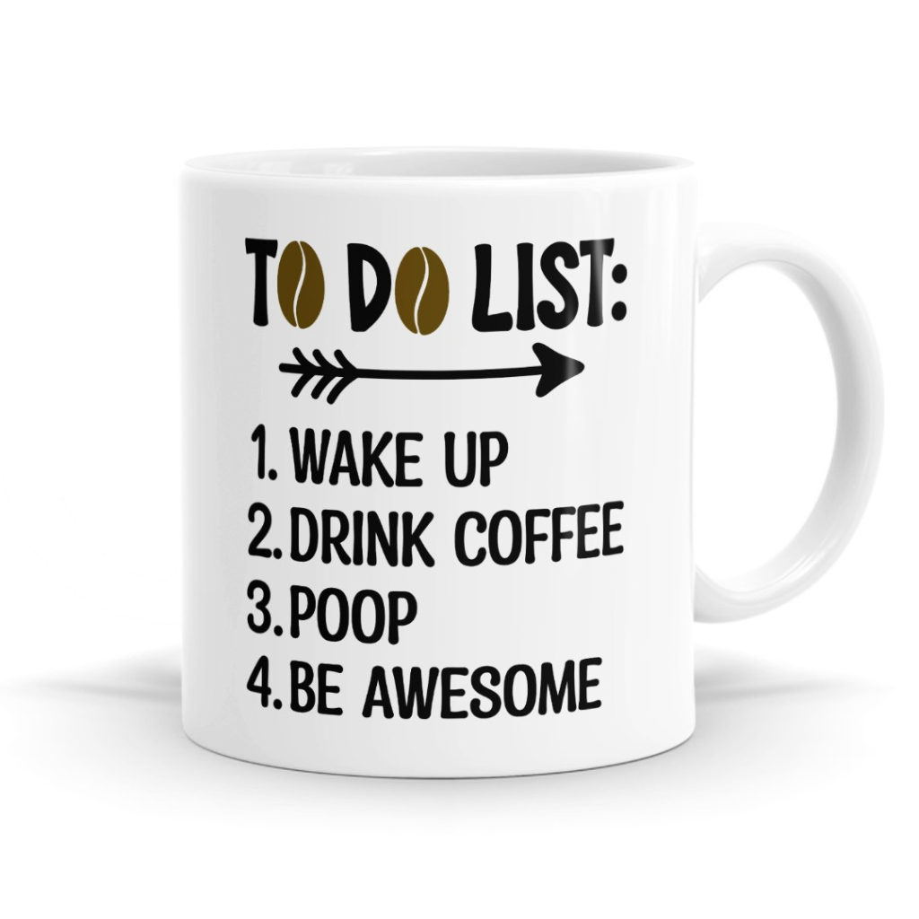Morning to do list Mug