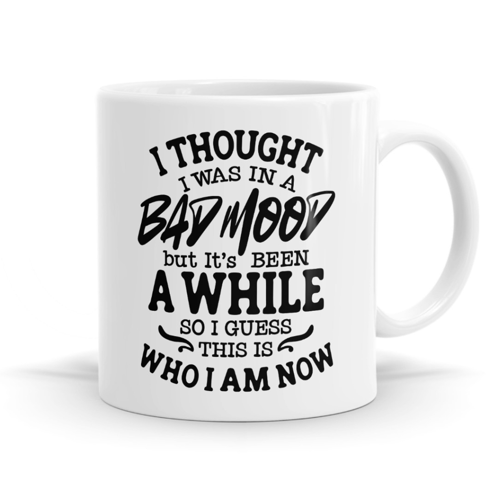 I Thought I Was In a Bad Mood Mug