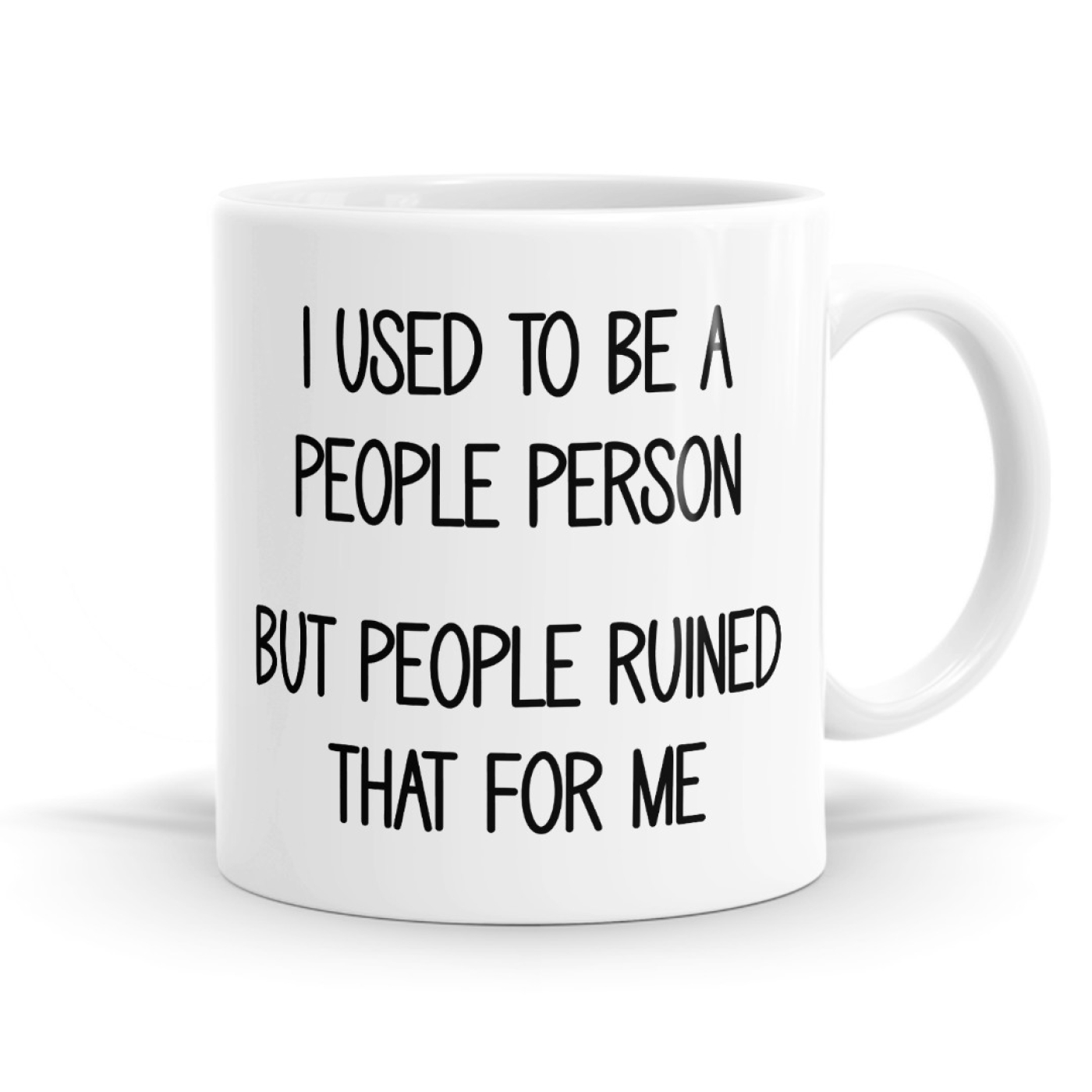 I Used To Be A People Person Mug image