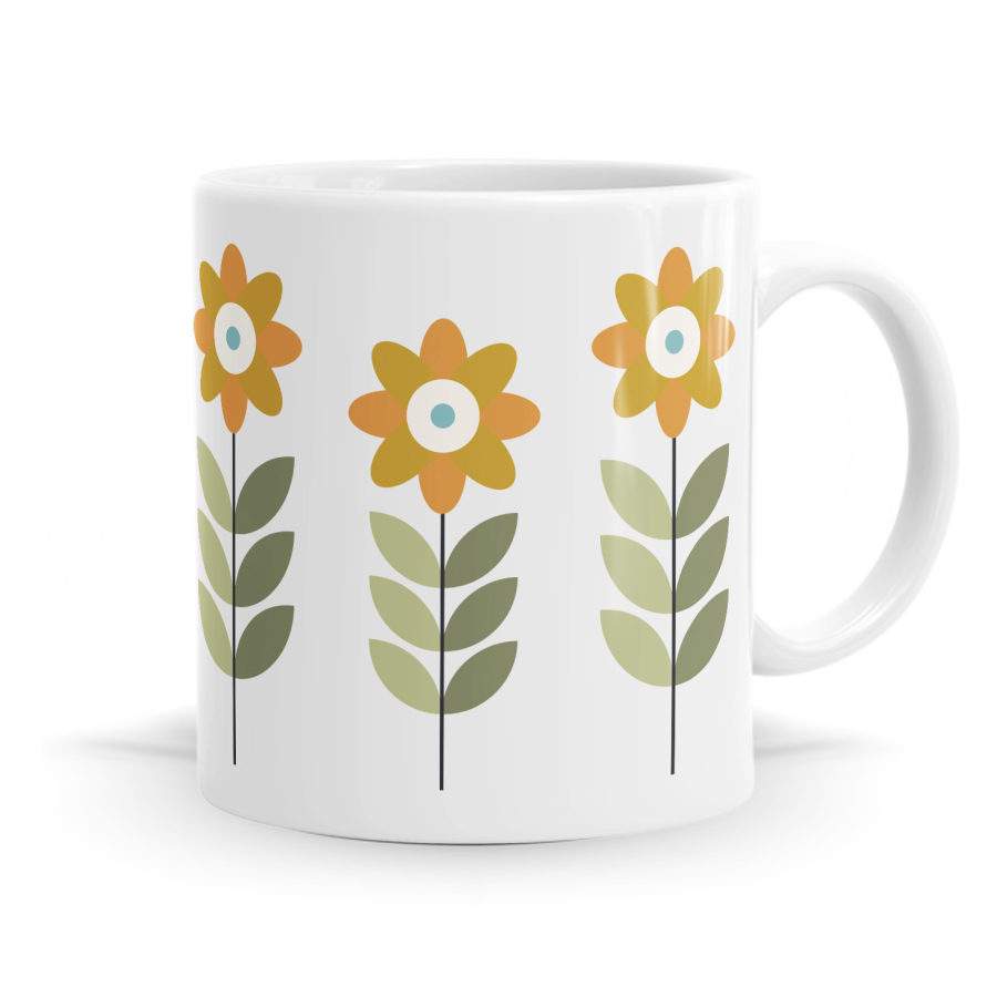 Sunrise Bloom Scandi Inspired Mug